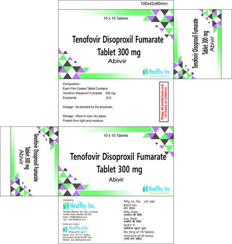 Tenofovir Tablets Cool & Dry Place