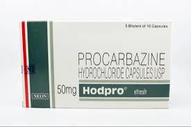 Procarbazine Capsule - 50mg, For Daily Use with Food Considerations, Store in Cool and Dry Place