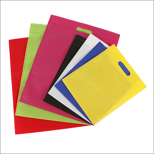 With Handle Printed Non Woven D Cut Bags