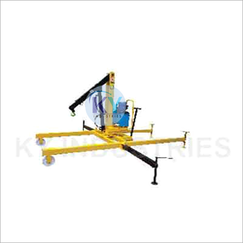 Rotated Hydraulic Mobile Floor Crane - Application: Warehouse