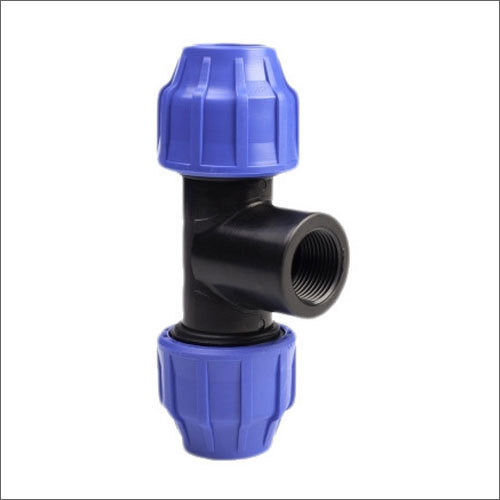 Hdpe Pipe Tee Fitting - Color: Black