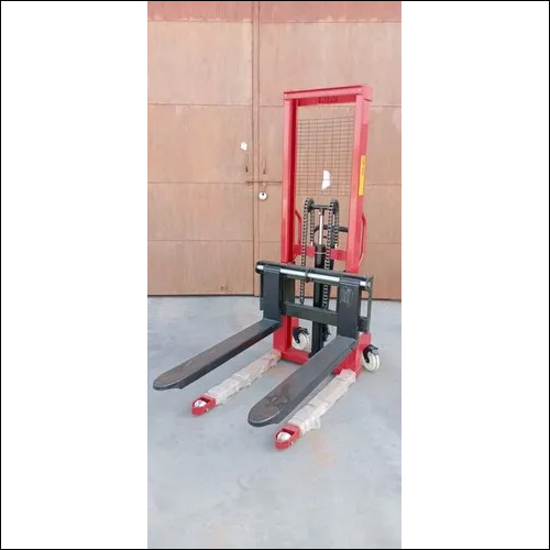 Hydraulic Hand Stacker - 1200x685x1250 mm, Red | Strong, Durable, 500 kg Lifting Capacity, Flame Proof, Easy To Operate, 12 Months Warranty