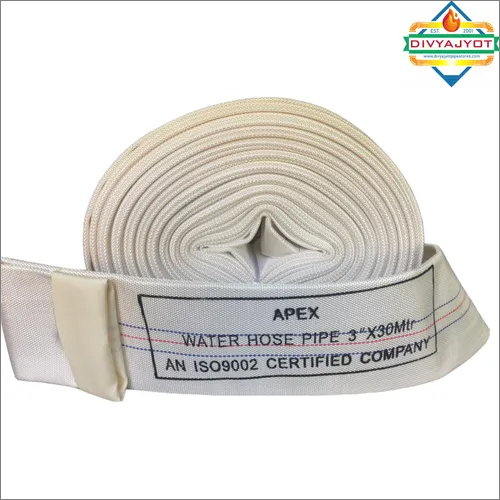 White Canvas Hose Pipe