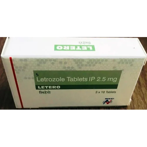 Letrozole - 2.5MG Tablets | Prescription Treatment for Breast Cancer Pack of 30 Tablets in 3x10 Strip Store in Dry & Cool Place