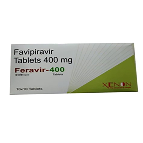 Favipiravir Tablets - 400mg | Antiviral Medication for Mild-to-Moderate COVID-19, Physician-Directed Dosage, Store in Dry & Cool Place