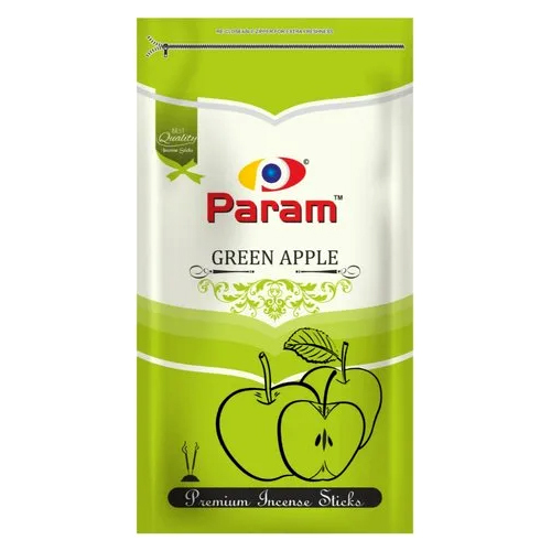 Green Apple Zipper Pouch Incense Sticks - Bamboo Material, Eco-Friendly Design | Anti-Odour, Mind-Stimulating Aroma