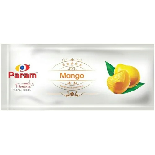 Param Mango - Bamboo Incense Sticks | Eco-Friendly, Indian Aroma for Anti-Odour and Religious Use