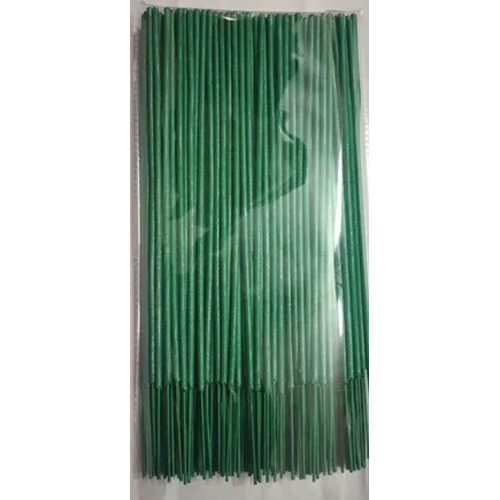 Floral Incense Sticks - Bamboo and Charcoal , 9 Inch Green Sticks with 35 Min Burning Time, Eco-Friendly and Round Aroma for Religious Use