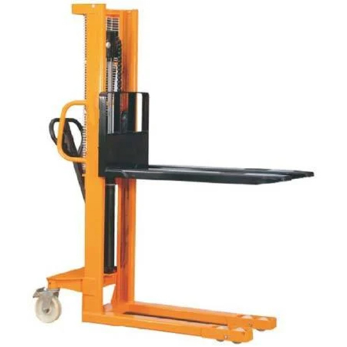 Yellow Hydraulic Hand Stacker