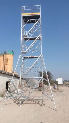 Aluminum Mobile Scaffold Tower With Stairway 8 Mtr - Length: 1.8  Meter (M)