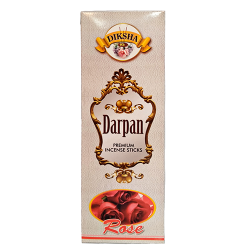 Rose Premium Incense Sticks - 100% Natural Bamboo, Smooth Surface, Eco-Friendly | Enchanting Floral Fragrance for Relaxation and Meditation