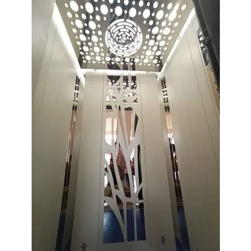 Commercial Passenger Lift - Stainless Steel, Electric/Hydraulic Power Supply, Dumbwaiter Mechanism, Safety Sensor Features, Calling Box Control