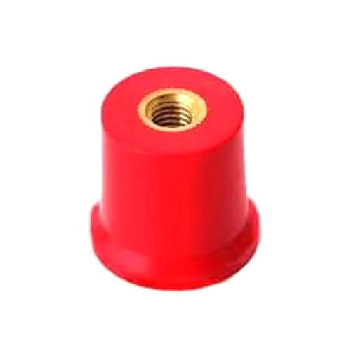 11 KV Bus Bar Insulator - Porcelain/Epoxy Resin 190 mm Creepage Distance Red 25 mm Width | High Mechanical Strength Corrosion Resistance Versatile Mounting