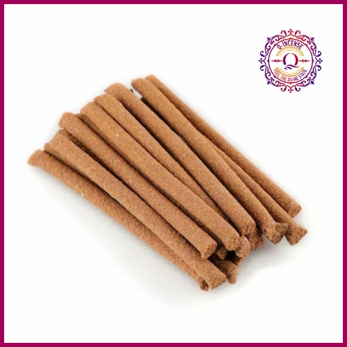 Dhoop Sticks - Eco-Friendly Solid Brown Incense, Round Shape with Rough Surface for Aromatic Use