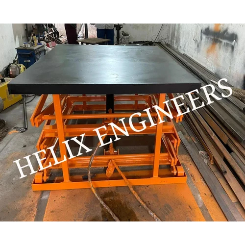 Hydraulic Scissor Lift Table - New, Yellow Finish | Strong Build, Easy To Operate, 12-Month Warranty, Ideal for Industrial Use