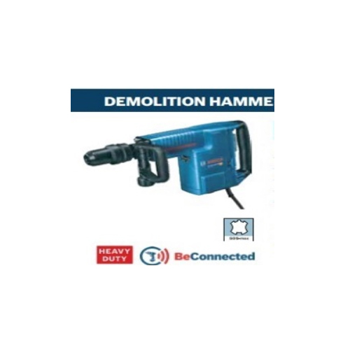 Demolition Hammer - 5 KG Weight | Industrial Use, Standard Size, Blue Stainless Steel Finish