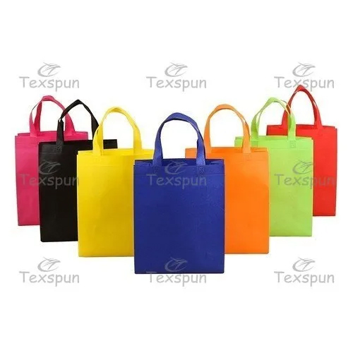 Non Woven Loop Handle Shopping Bag - Water-Resistant, Offset Printed | Available in 12x14+3, 14x16+4, 16x18+5 Sizes, Eco-Friendly Design