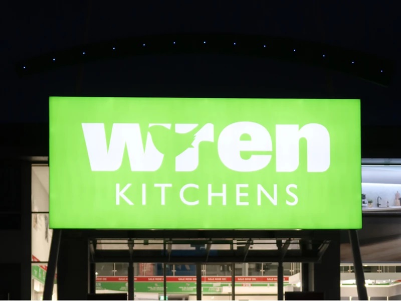 KITCHEN GLOW SIGN BOARD - Acrylic, Customized Dimensions, Personalized Color | Waterproof LED Display for Advertising & Promotions