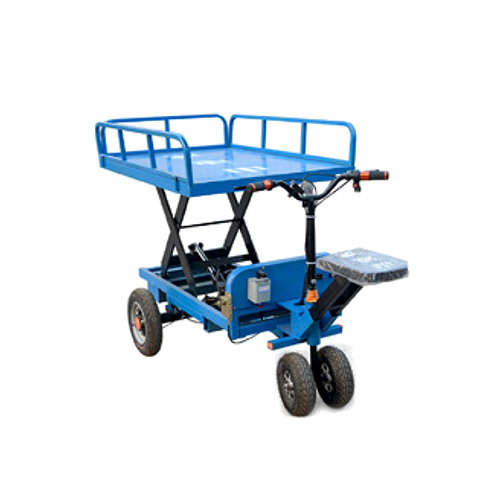 Trolley Type Scissor Lift - Color: Blue