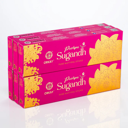 Mattipal Pushp Sugandh Incense Sticks - Color: Black