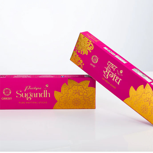 Mattipal Pushp Sugandh Incense Sticks - Color: Black