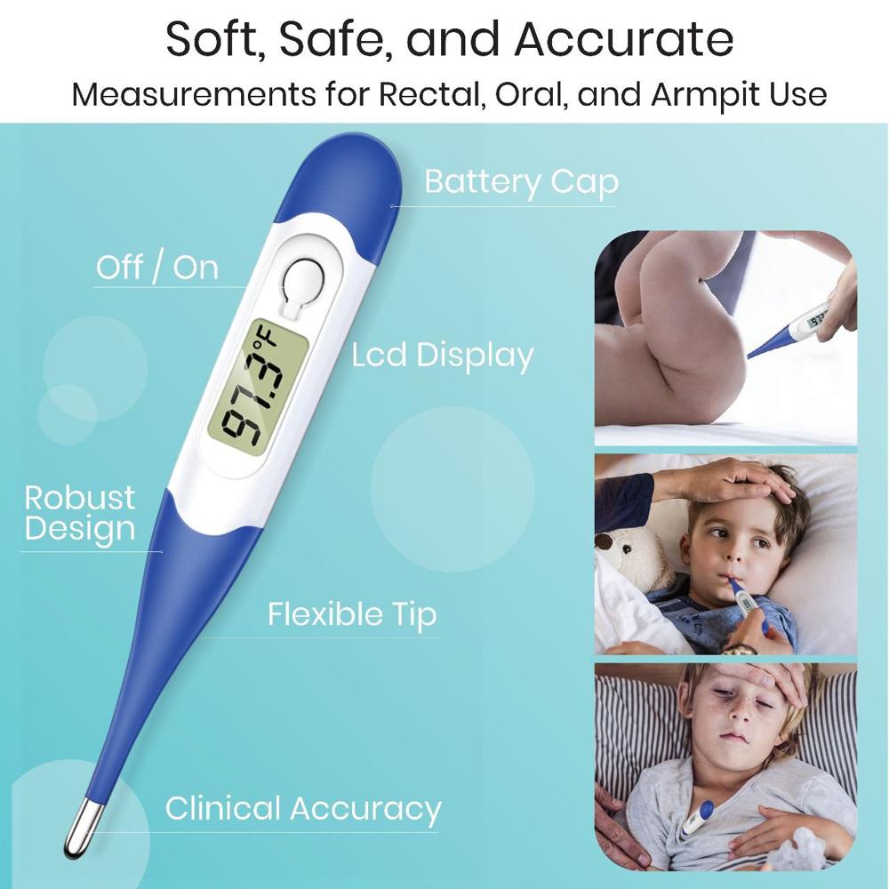 Suppliers Of Digital Thermometer - Color: Blue White